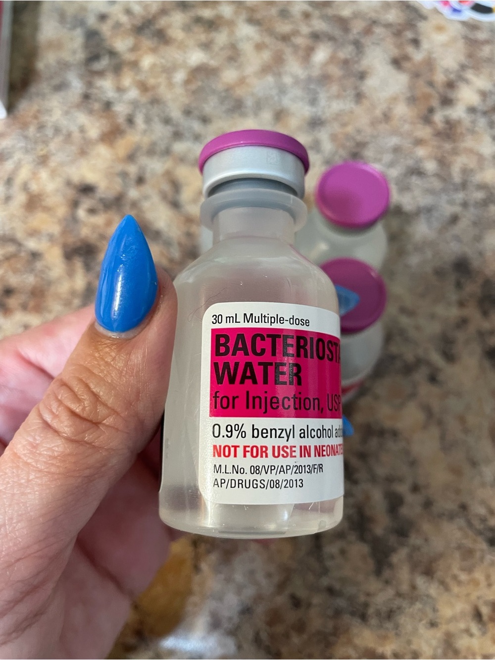 Bacteriostatic Water Multi dose 5 pack - Picture 2 of 8